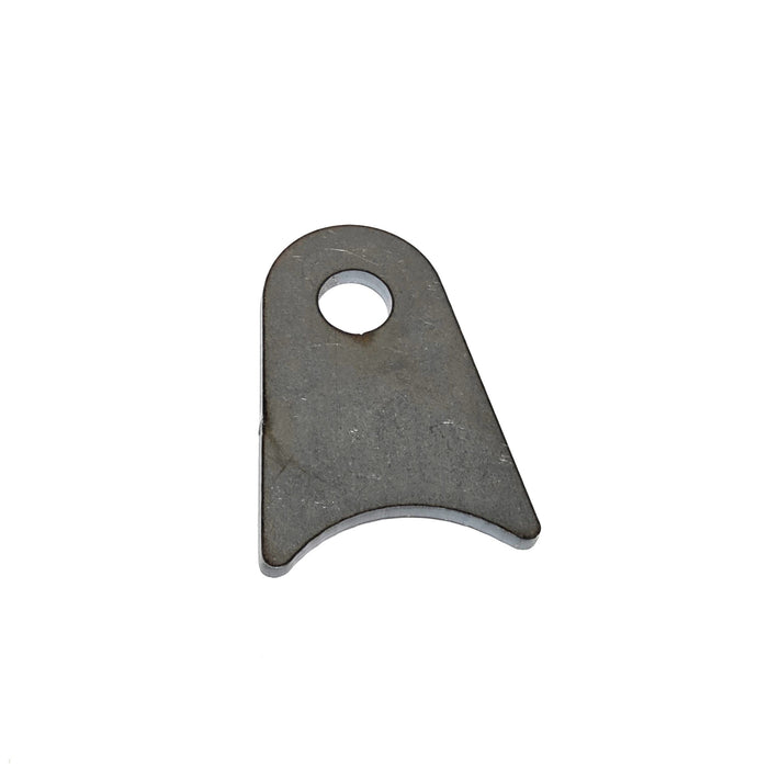 RADIUS FLAT TAB 3/8" HOLE, 1 3/16" HEIGHT, 1 5/8" TUBE, .120" THICK