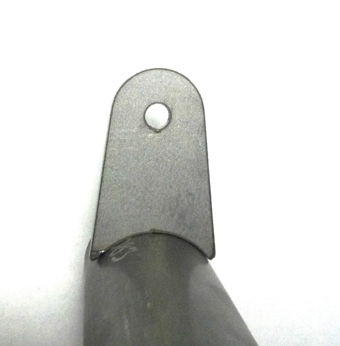 RADIUS FLAT TAB 1/4" HOLE, 1 1/4" HEIGHT, 1 1/2" TUBE