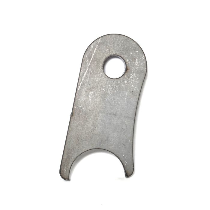 WELD ON SUSPENSION UPPER SHOCK MOUNTING TAB FOR 1 1/4" TUBE, 1/2" HOLE