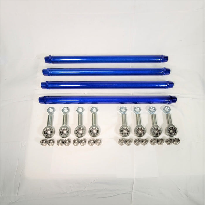 Polaris RZR Pro R / Turbo R - Extreme Upgraded Radius Rods + 9/16 Hardware Upgrade Kit