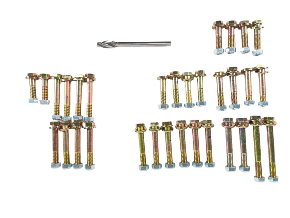 Polaris RZR Pro R  / Turbo R - Complete 9/16 Grade 8 Hardware Upgrade Kit + Reamer