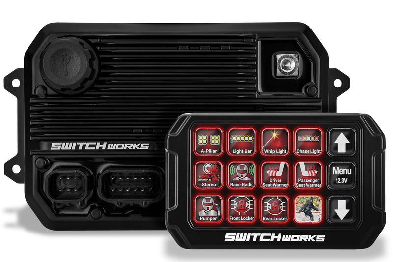 Can-Am X3 Alpha12 Digital Smart Switcher with 12 Outputs for Can-Am Maverick X3 communications upgrade