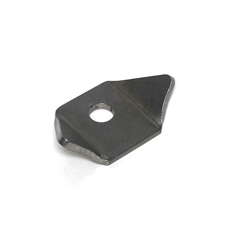 BENT WELD TAB 3/8" HOLE .834" HEIGHT 1/8" THICK