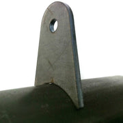 RADIUS FLAT TAB 1/4" HOLE, 1 1/4" HEIGHT, 1 3/4" TUBE