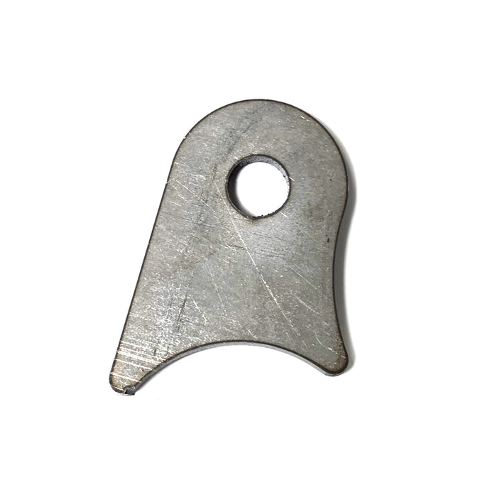 WELD ON SUSPENSION TRAILING ARM MOUNTING TAB FOR 2 1/2" TUBE, 1/2" HOLE
