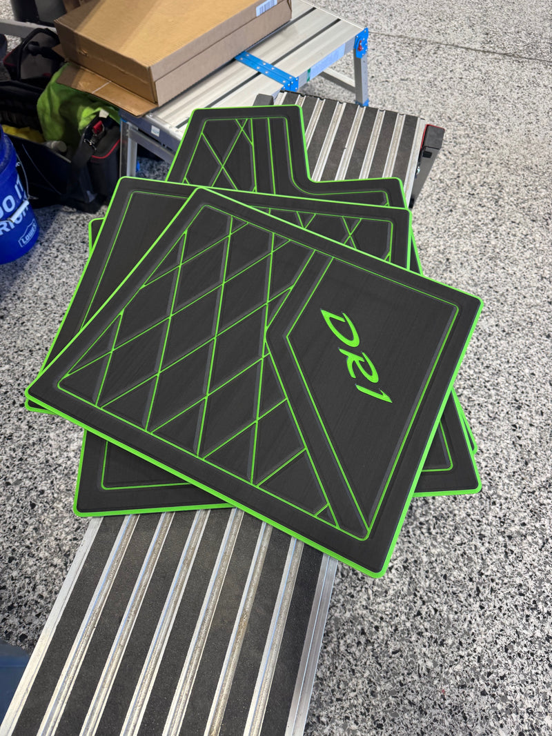 DR1 Sandcar Foam Flooring | Custom Marine-Style Floor Kit