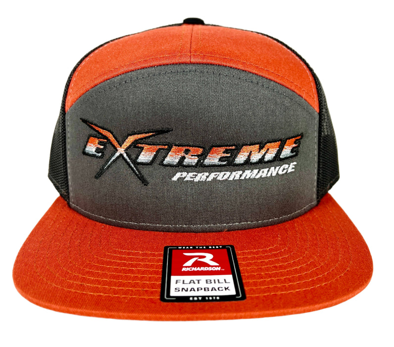 Extreme Performance Orange Snap Back Hat