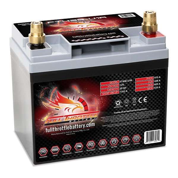Can-Am X3 Full Throttle Ft438-u1r High Capacity Dual Purpose AGM Battery for Can-Am Maverick X3 battery & electrical upgrade