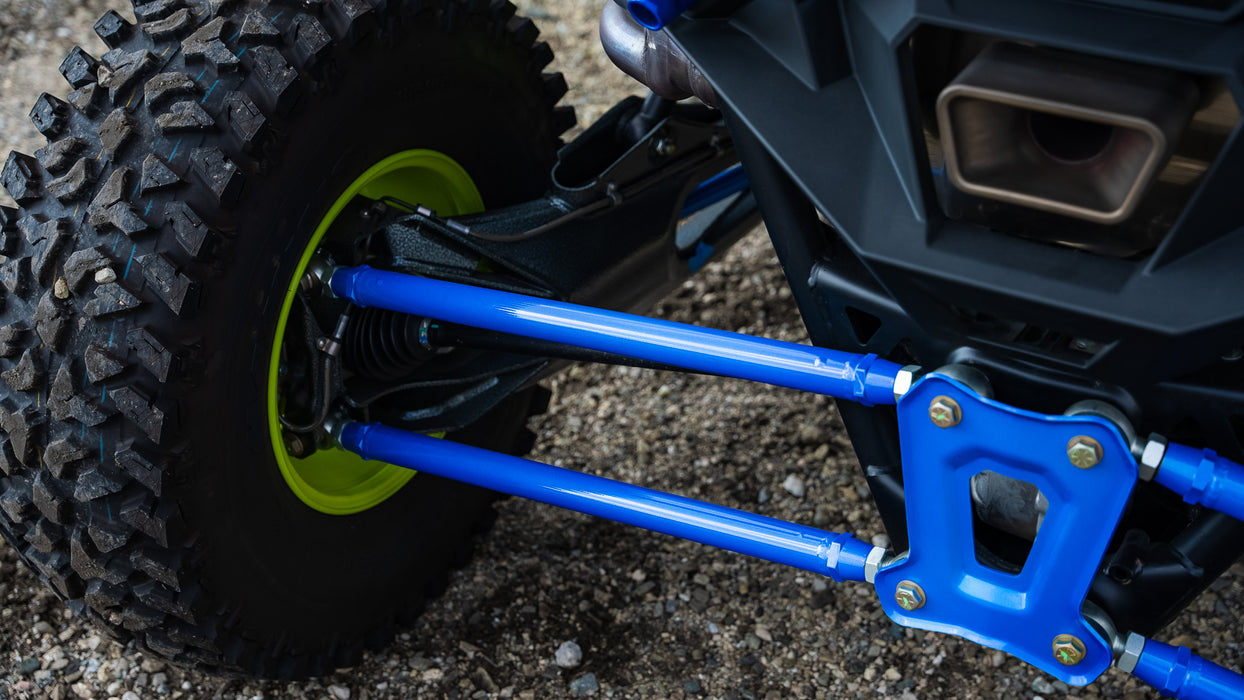 Polaris RZR Pro R / Turbo R - Extreme Upgraded Radius Rods + 9/16 Hardware Upgrade Kit