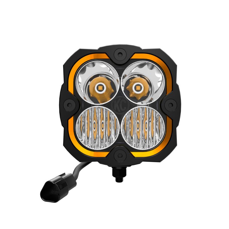 Can-Am X3 KC Lights - Flex Era® 4 - Single Light System for Can-Am Maverick X3 lighting upgrade